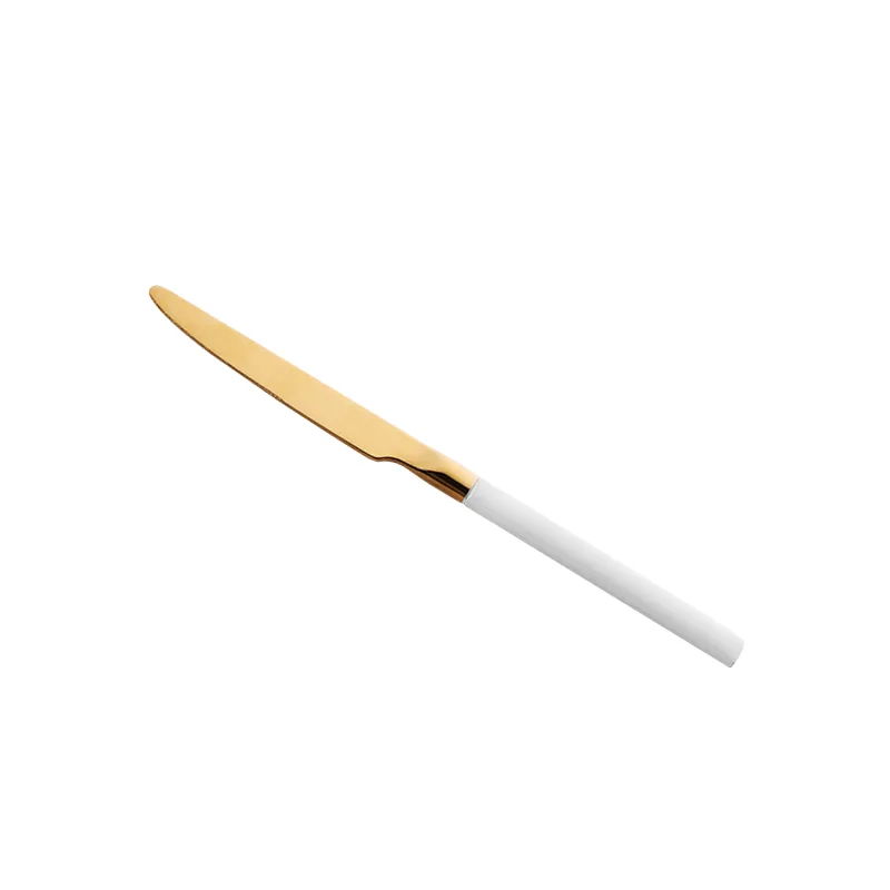 PVD Golden Luxury Stainless Steel Dinner Knife Gold PVD