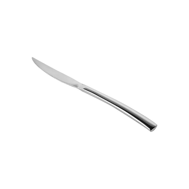 OEM Available Stainless Steel Cutlery Silver Steak Knife for Meat Mirror Polish