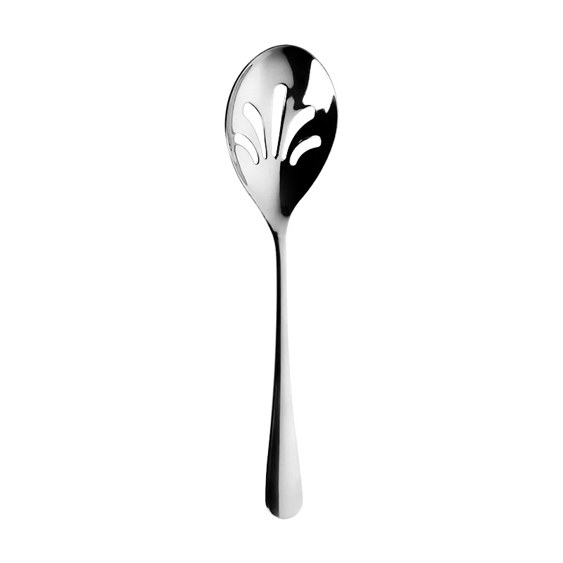 Factory Supply Table Use Silver Slotted Serving Spoon Europe