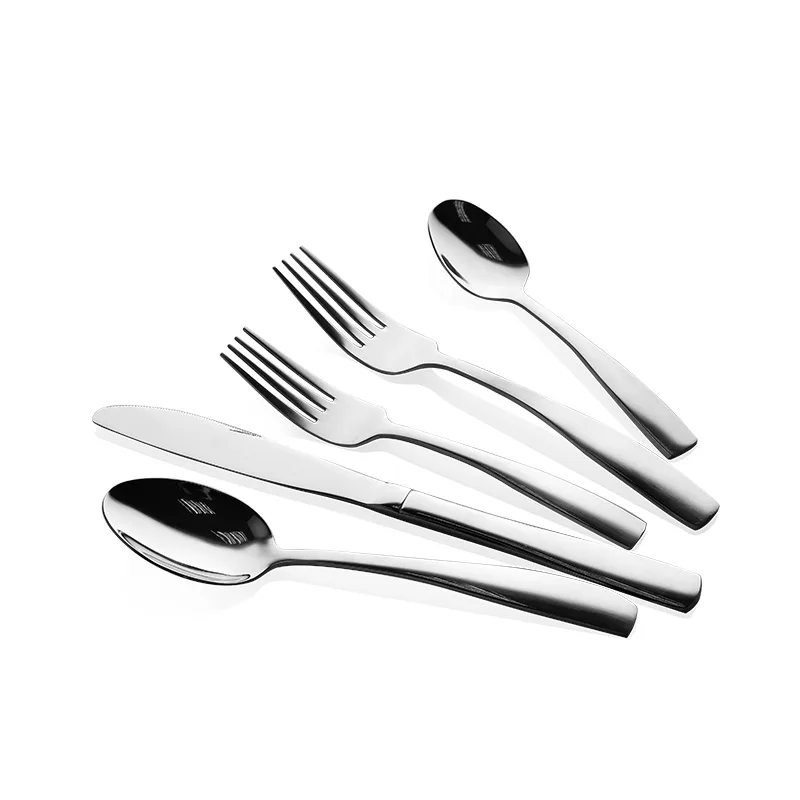 Jieyang Cutlery Factory 410ss Mirror Polish 20 Pieces Flatware Set For USA Market Mirror Polish 13/0 Stainless Steel